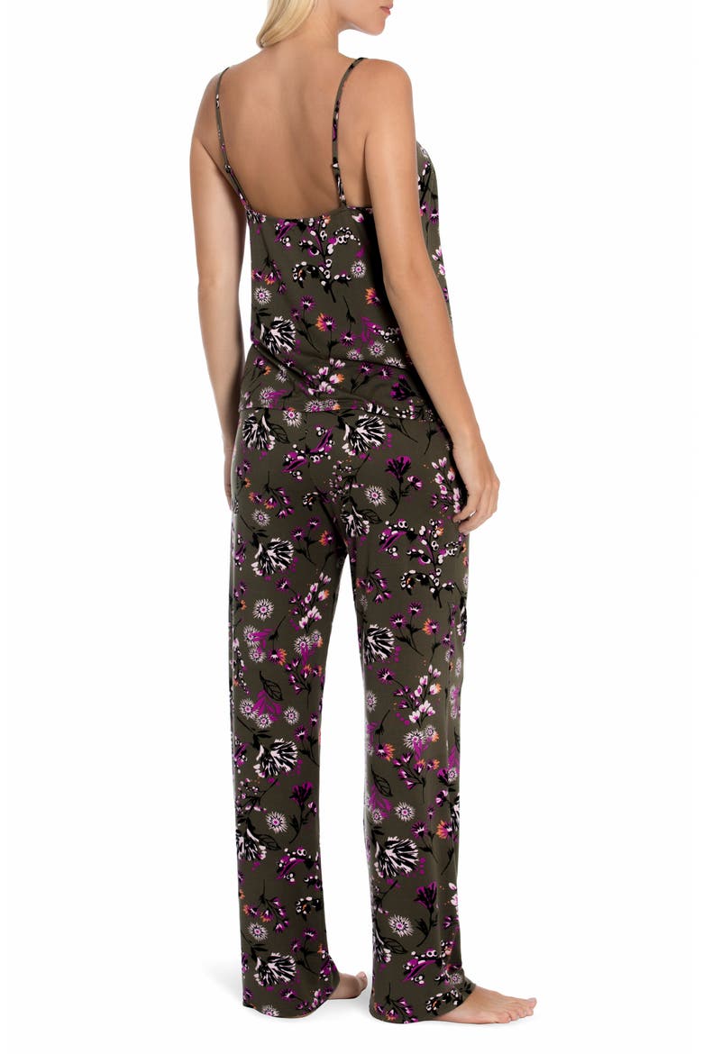 Cami Print Pajamas, Alternate, color, FLORAL/OLIVE