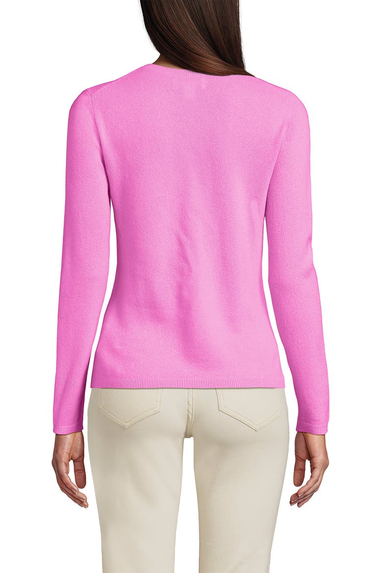 Cashmere Cardigan Sweater, Alternate, color, Aster Pink