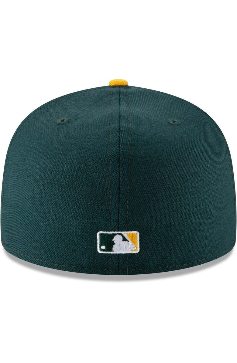 New Era Men's New Era Green Oakland Athletics 1989 World Series Wool 59FIFTY Fitted Hat, Alternate, color,
