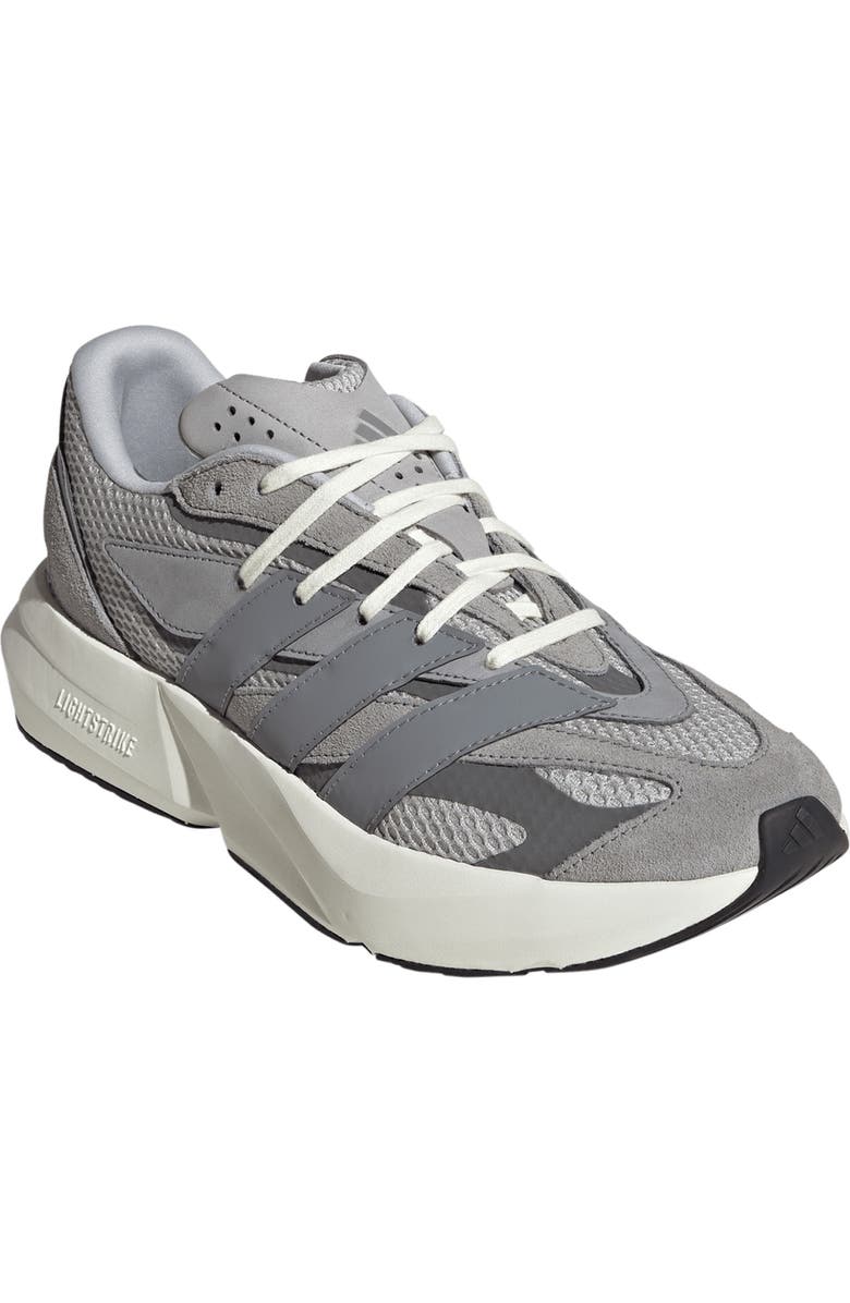 adidas Lightblaze Sneaker, Main, color, Grey / Grey / Iron Met