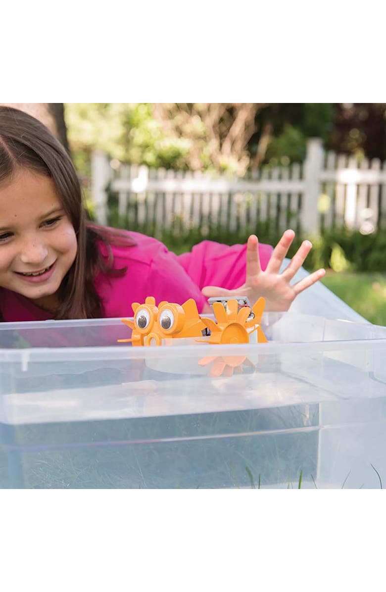 4M Green Science Aqua Robot Diy Swimming Fish Toy, Alternate, color, Multicolored