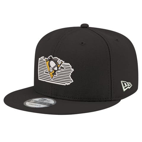 Men's New Era Black Pittsburgh Penguins State Pride 9FIFTY Snapback Hat