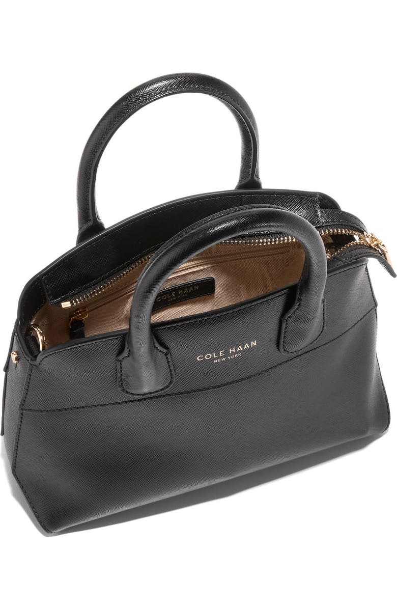 Cole Haan The Lady Small Satchel Bag, Alternate, color, Black
