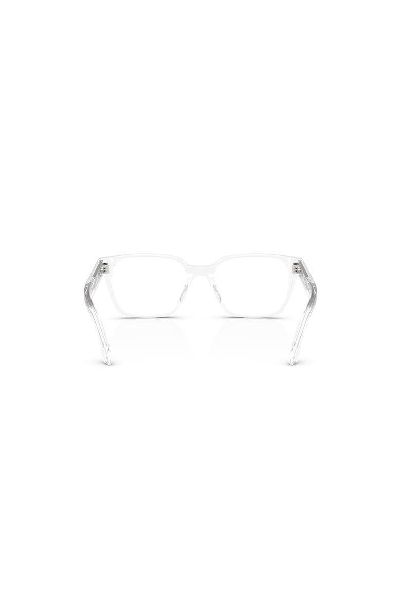 Emporio Armani 48mm Rectangle optical glasses, Alternate, color, Transparent