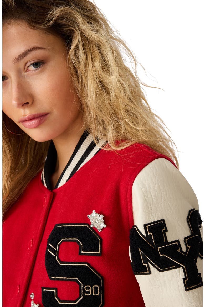 Rooney Varsity Jacket, Alternate, color, LAVA FALLS