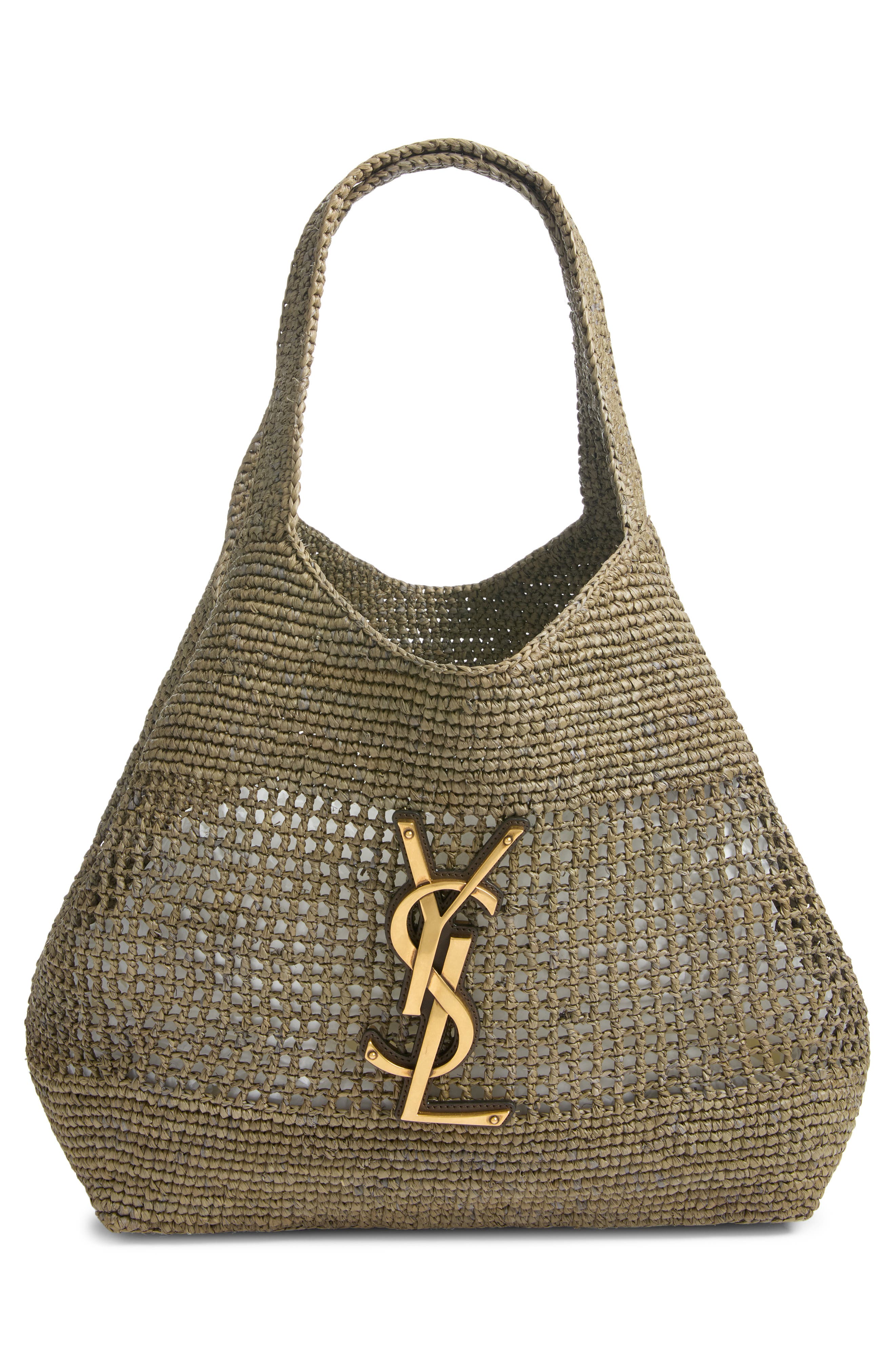Medium Icare Raffia Shopper, Alternate, color, LIGHT MUSK