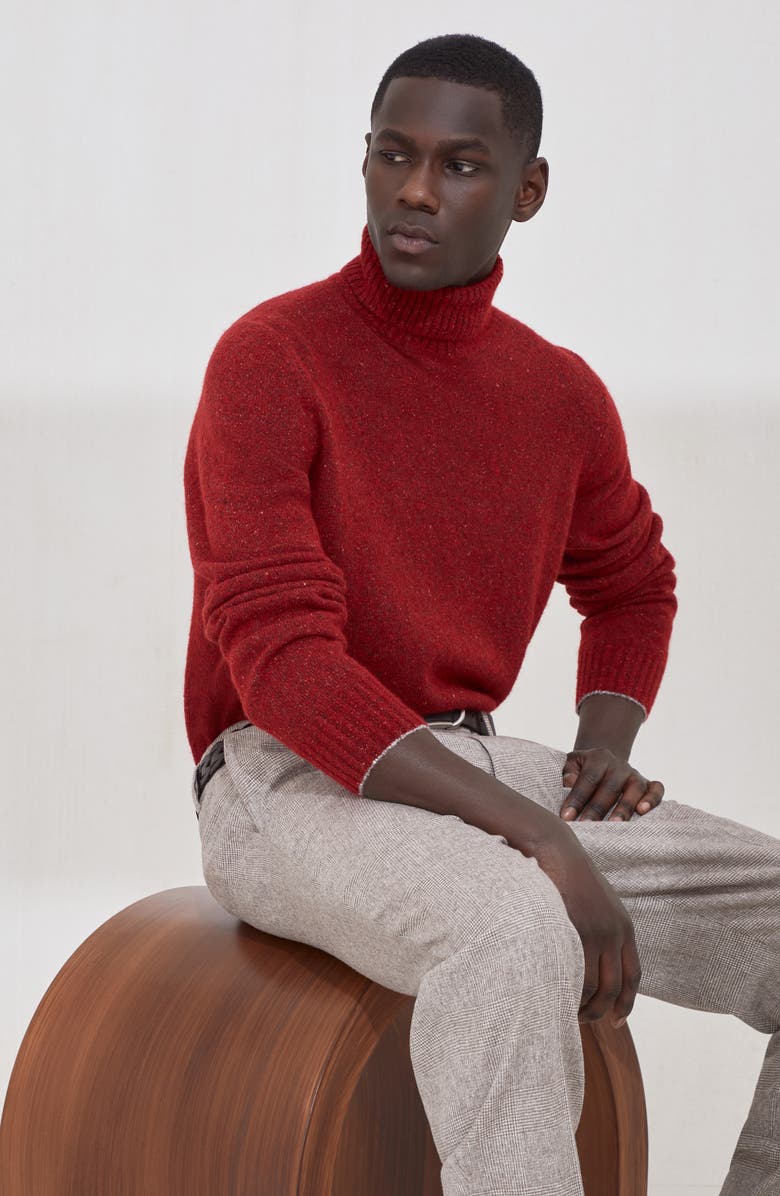 Brunello Cucinelli Knop sweater, Alternate, color, Purple-Red