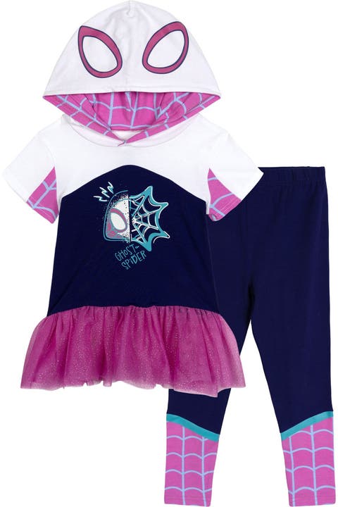 Spider-man Hooded Tee And Leggings Set (toddler, Little Kid & Big Kid)