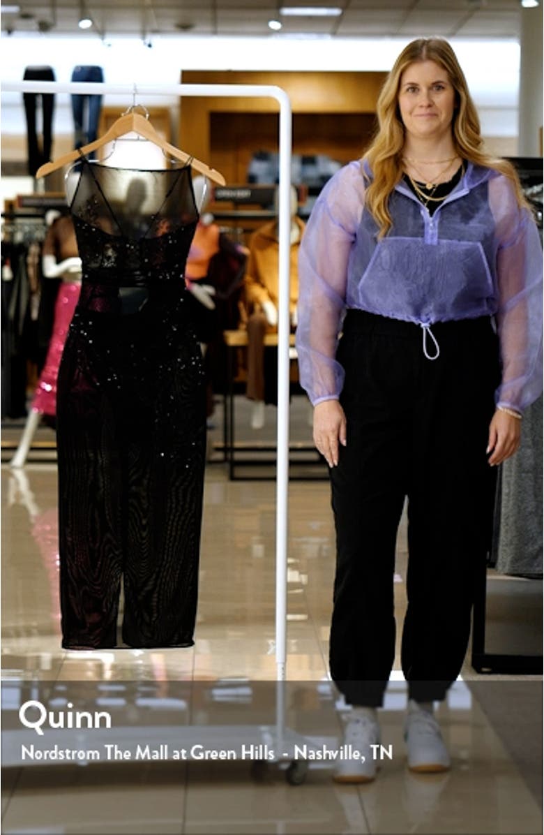 Amirah Embellished Body-Con Midi Dress, sales video thumbnail