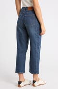 Lucky Brand Barrel Leg High Waist Crop Jeans
