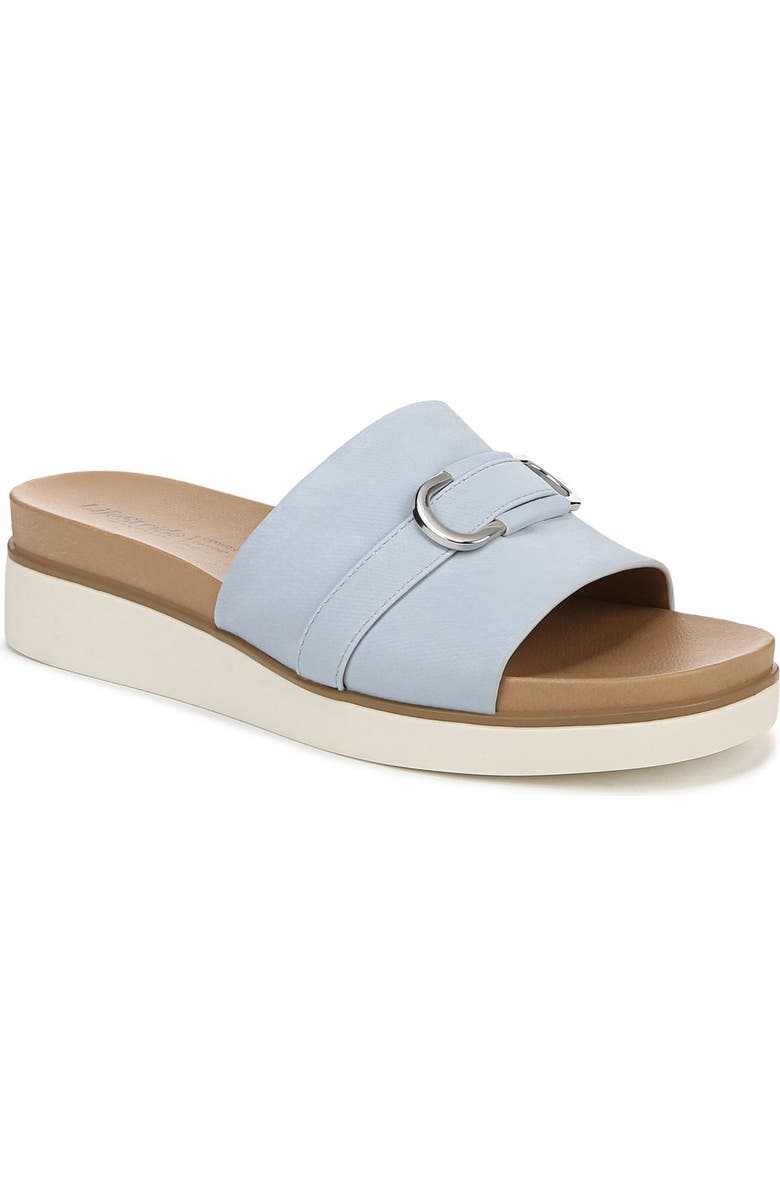 LifeStride Geneieve Platform Sandal, Main, color, Blue
