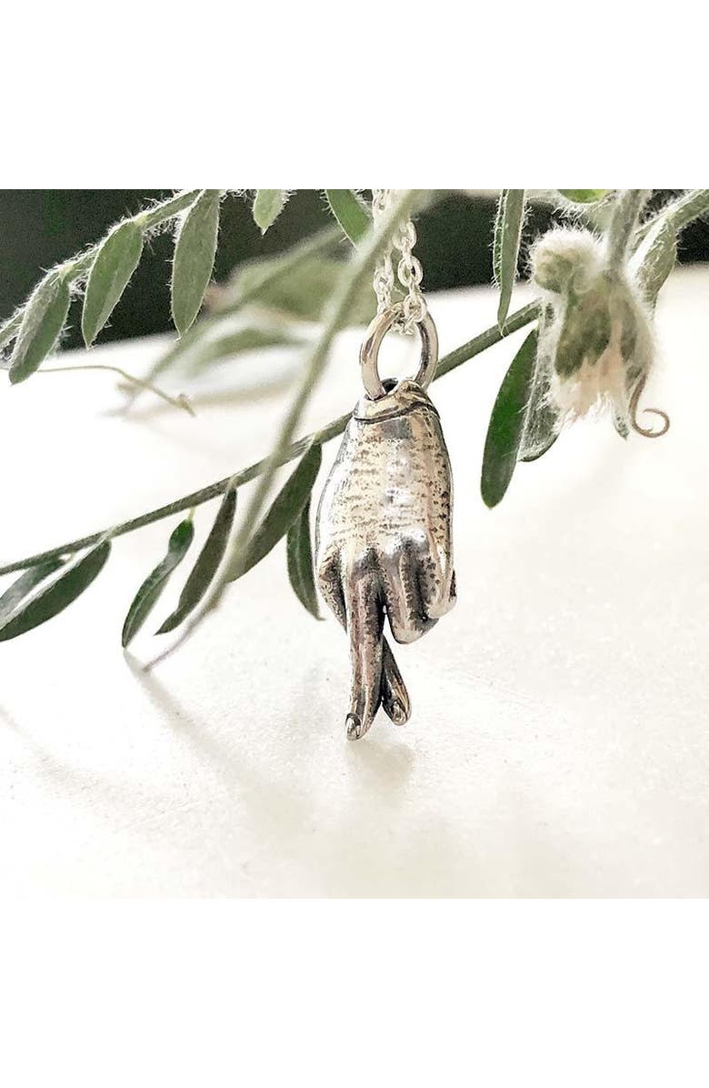 Astor & Orion Good Luck Charm Necklace, Alternate, color, Silver