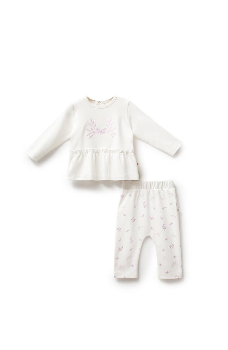moi noi Butterfly Outfit Set, Main, color, Pink