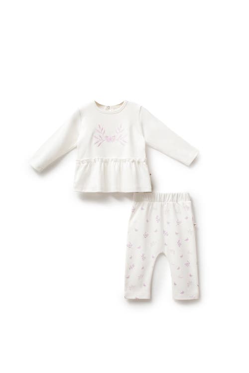 Moi Noi Butterfly Outfit Set In White