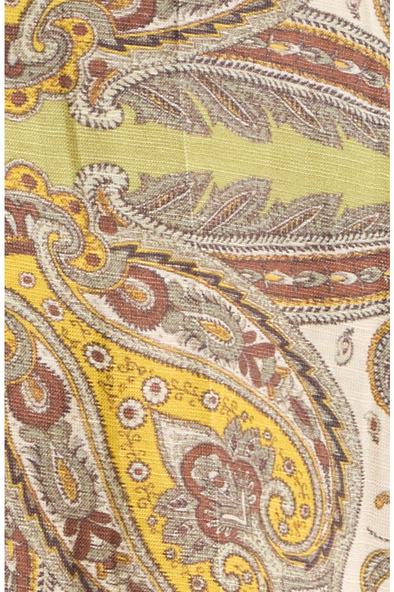 Joie Paisley Button-Front Shirt, Alternate, color, KALEIDOSCOPE SCARF PRINT