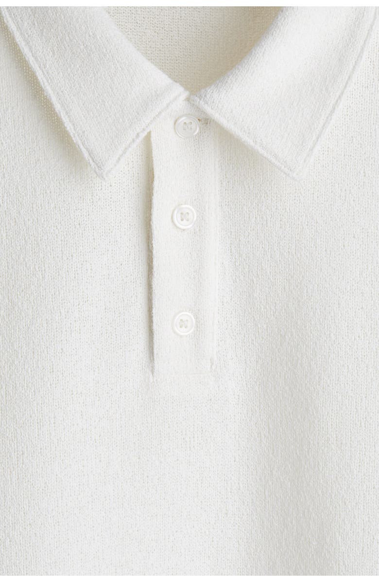 H&M Regular Fit Polo Shirt, Alternate, color, White