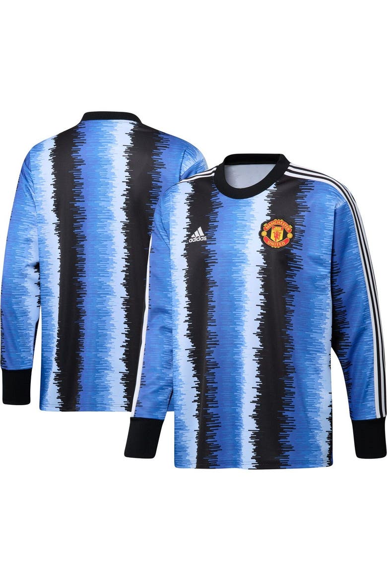Men's adidas Black Manchester United Authentic Football Icon Goalkeeper Jersey, Main, color, Black