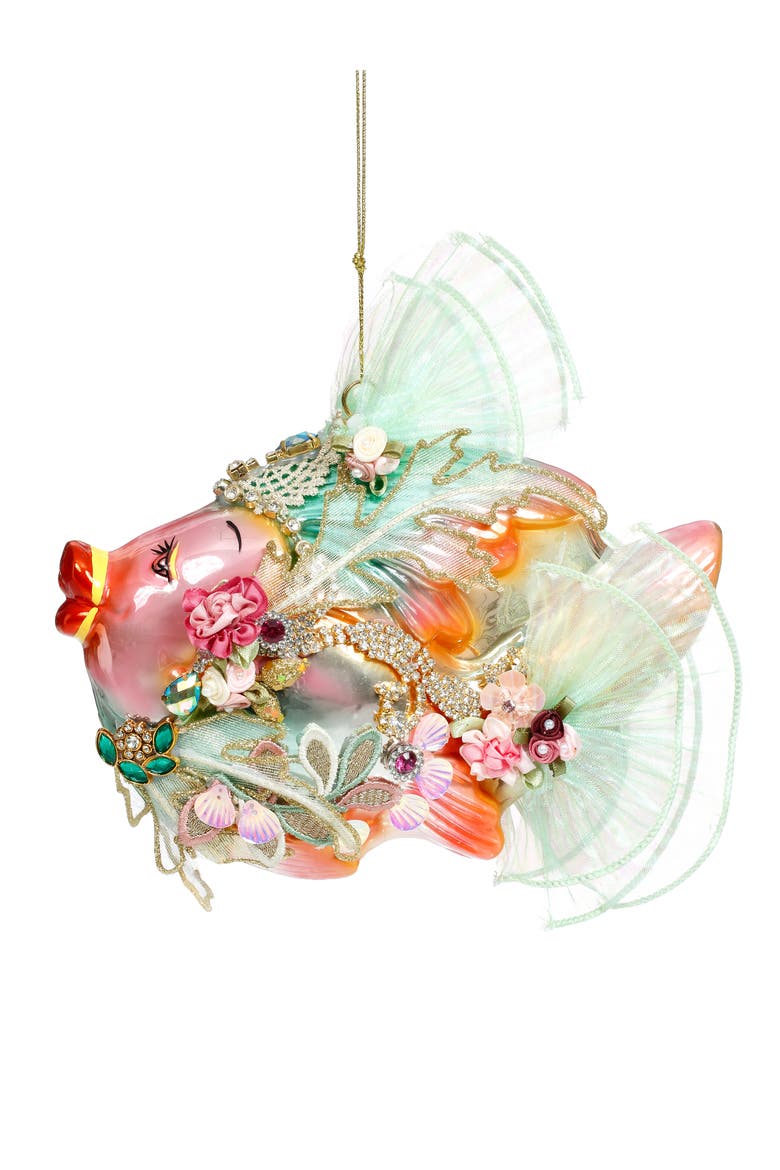Jewel of the Sea Fish Ornament , Pink, Main, color, Medium Pink