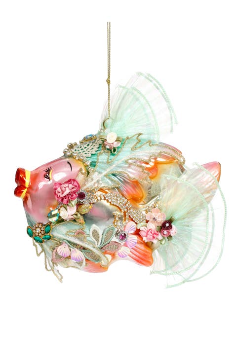 Jewel of the Sea Fish Ornament , Pink
