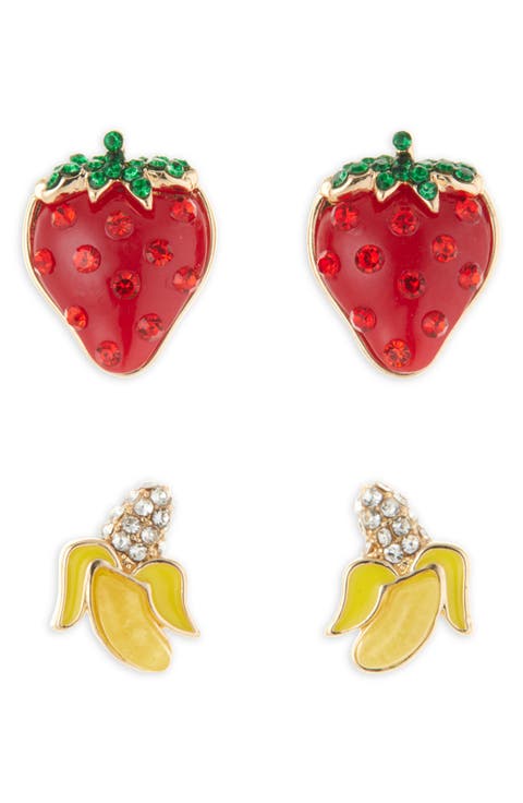 Fruit for Thought Set of 2 Earrings