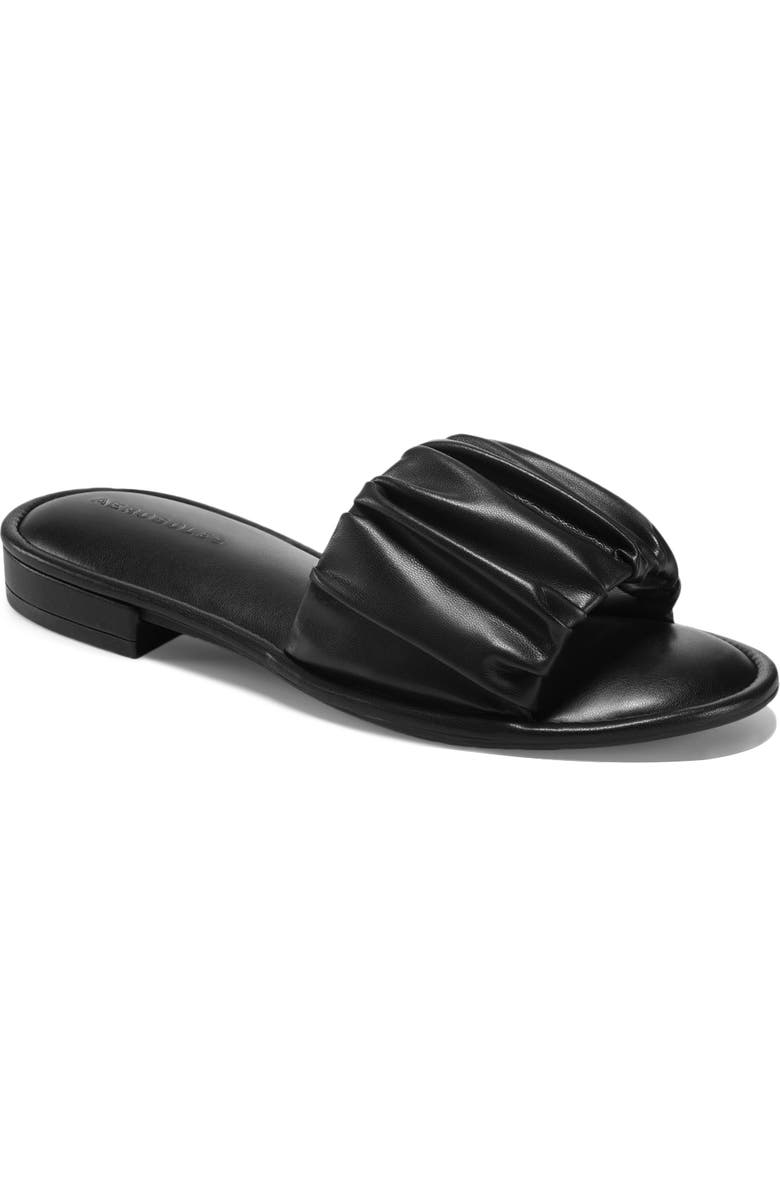 Aerosoles Jamaica Ruched Slide Sandal, Main, color,