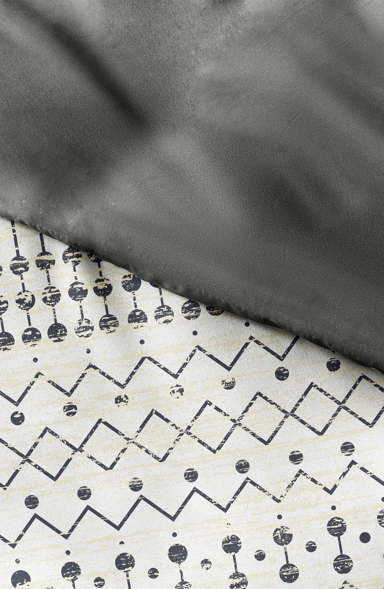 HOMESPUN IENJOY HOME Premium Ultra Soft Etched Gate 3-Piece Reversible Duvet Cover Set, Alternate, color,