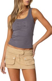 EDIKTED Mindie 98 Appliqué Tank