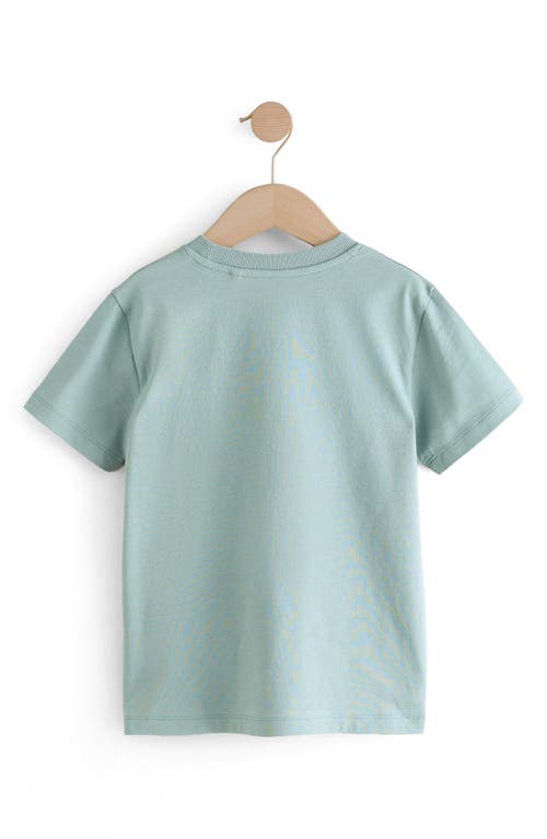 Next Kids' Snail Skater Cotton Graphic T-shirt In Green