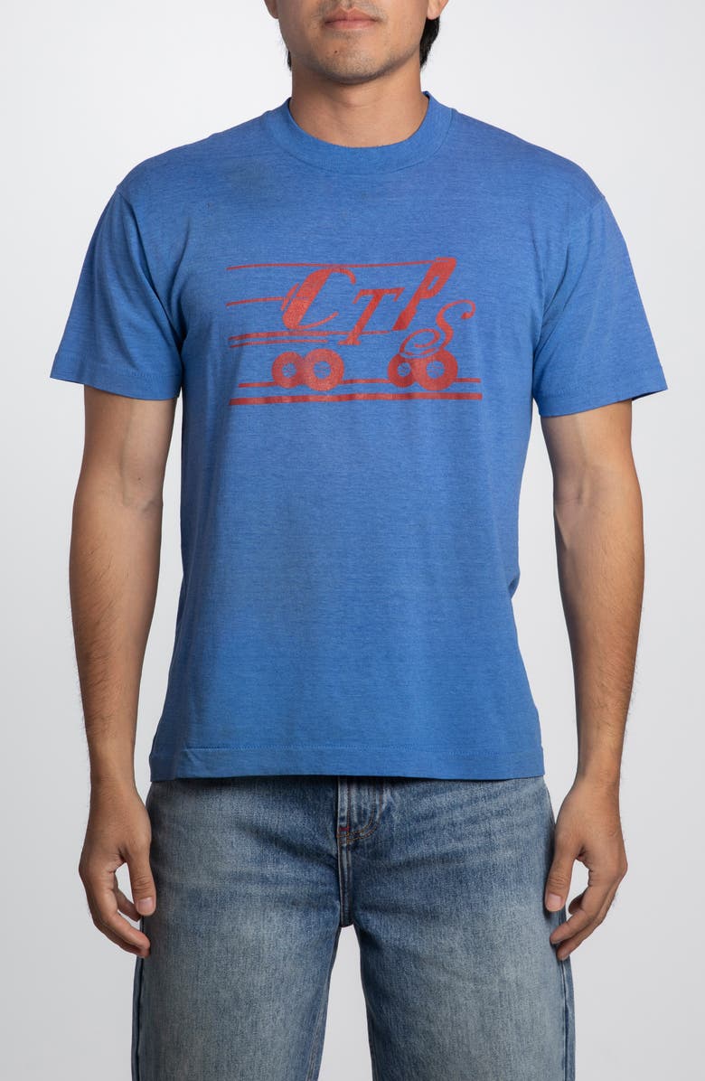 Elwood Vintage CTPS Tee, Main, color, Blue