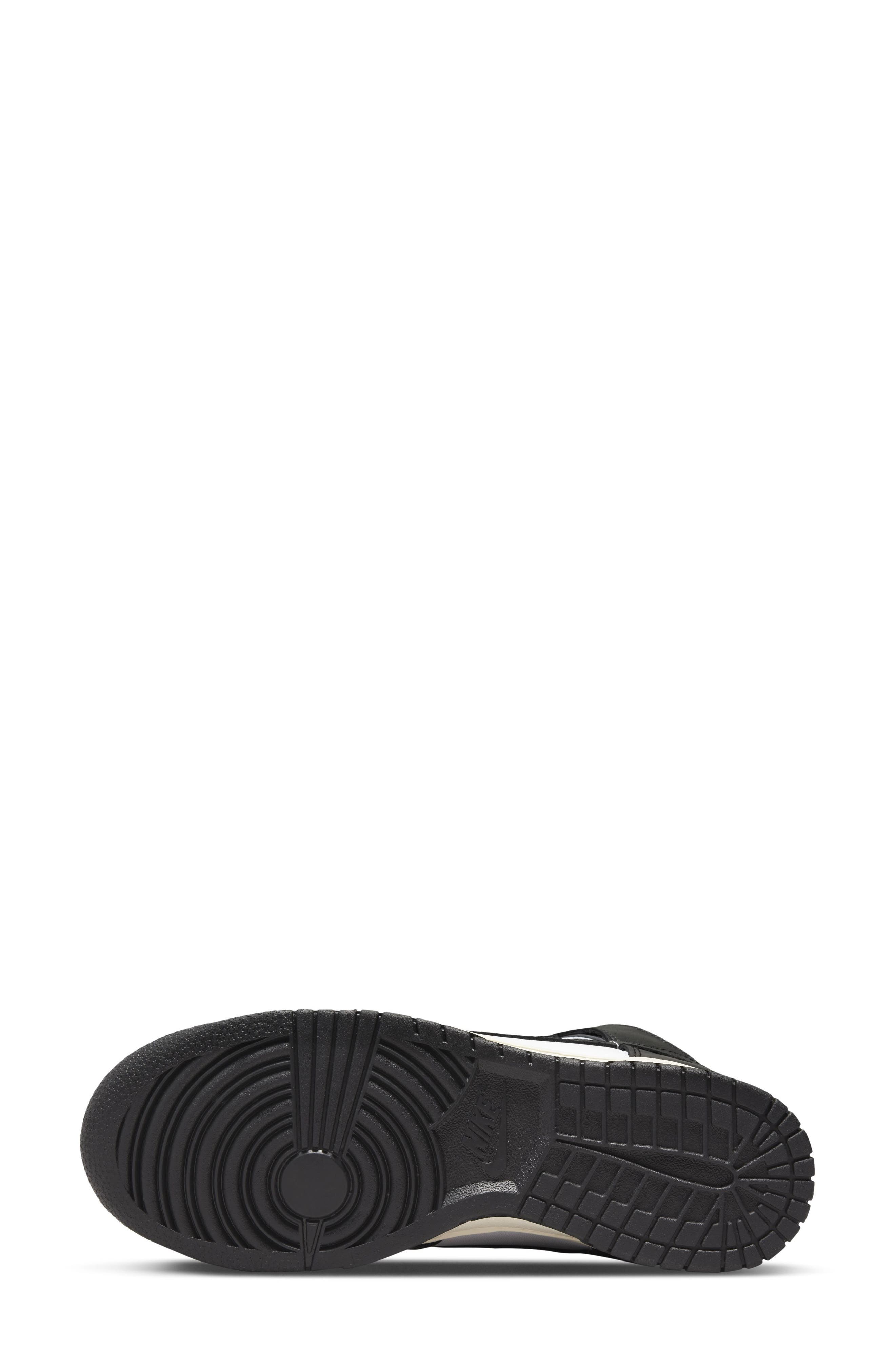Dunk High Basketball Shoe, Alternate, color, WHITE/ BLACK/ COCONUT MILK