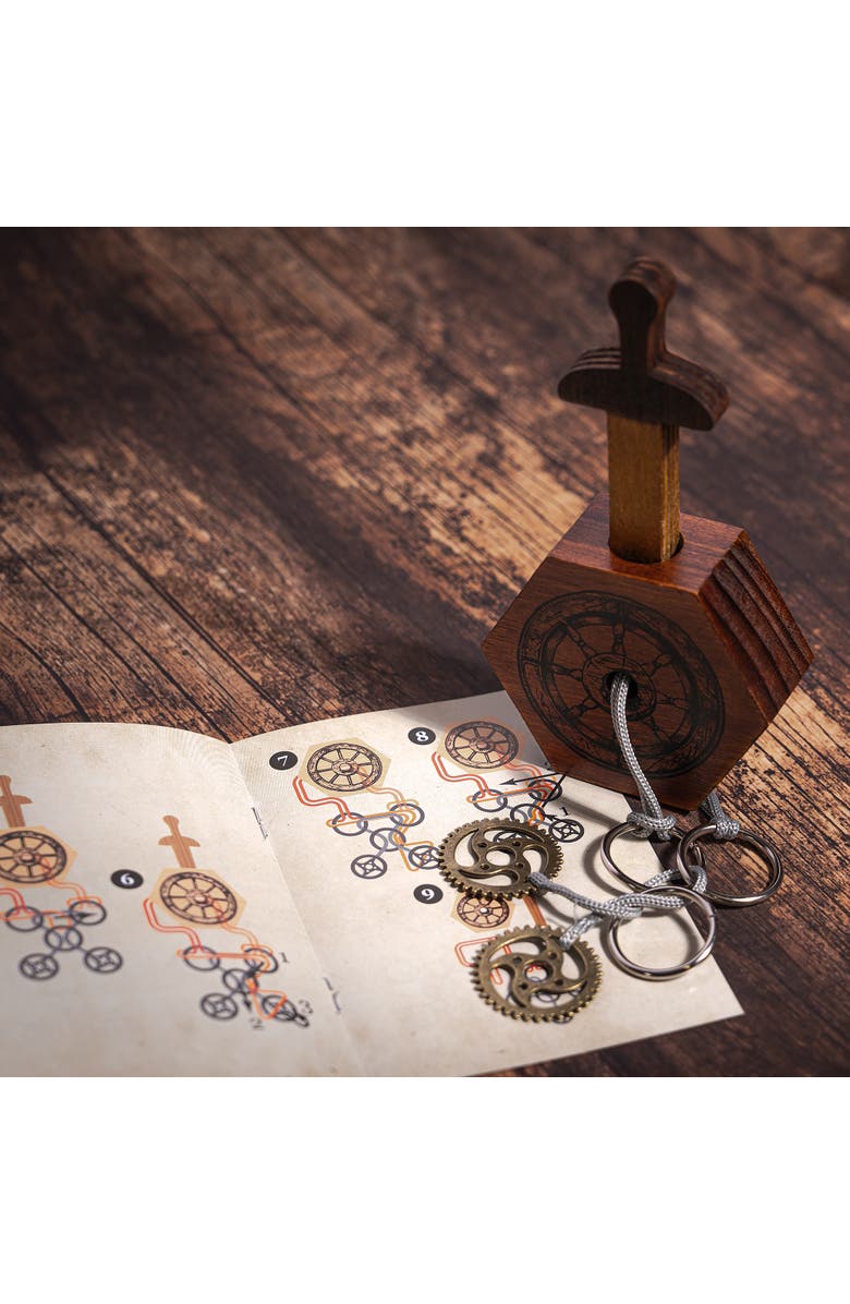 Professor Puzzle Alexander the Great's Gordian Knot Wooden Brainteaser Puzzle, Alternate, color, Multicolored