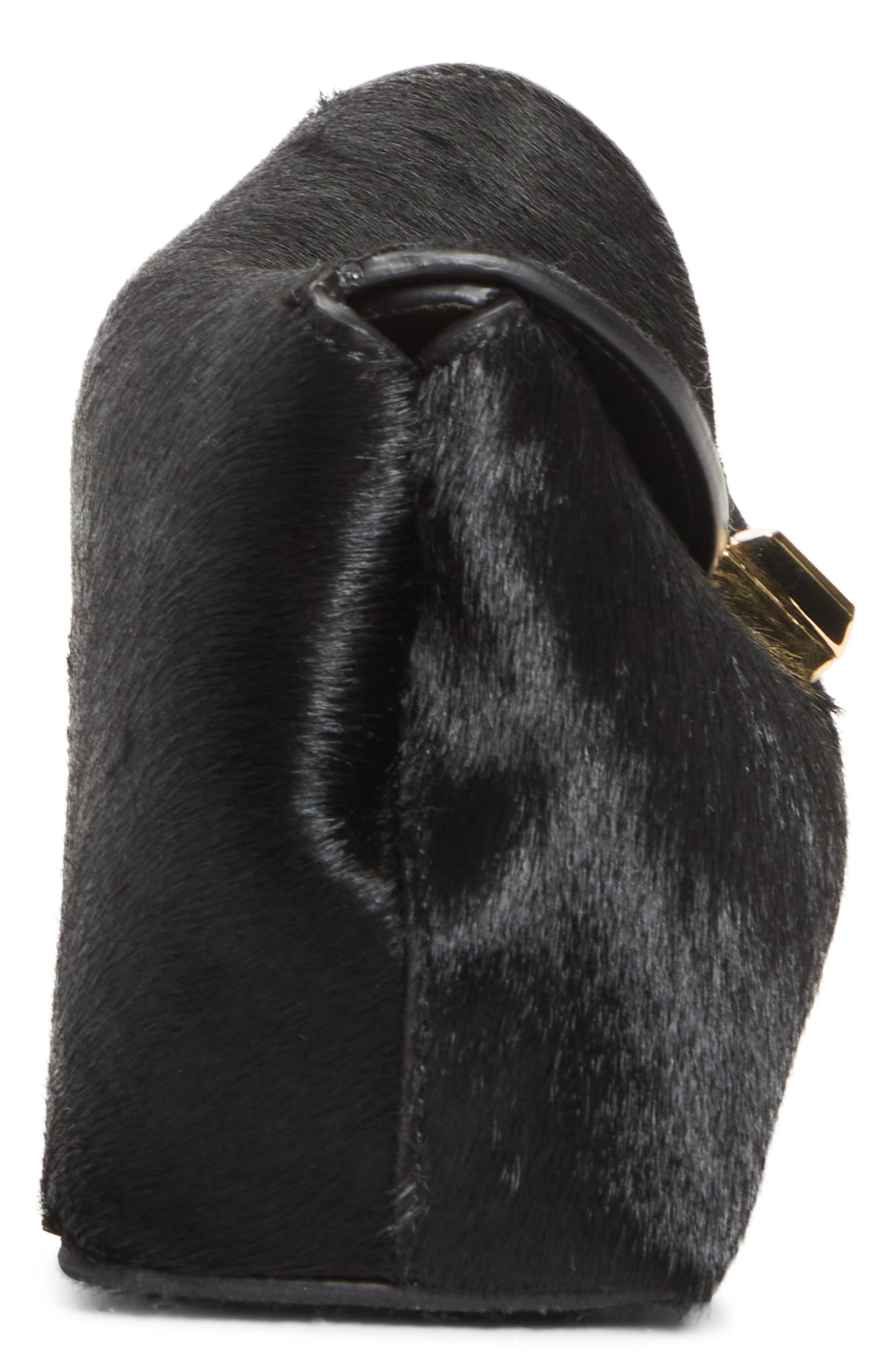 TOTEME Mini T-Lock Clutch Bag, Alternate, color, Black