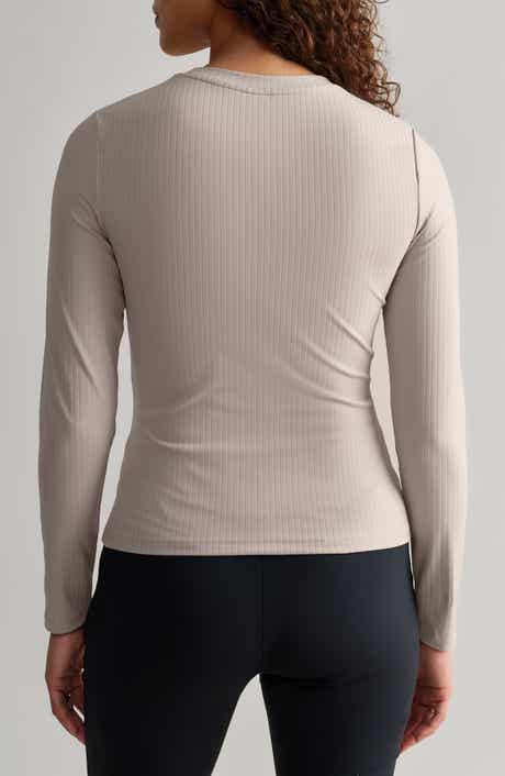 Modern Rib Long Sleeve Knit T-Shirt