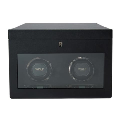British Racing Double Watch Winder with Storage