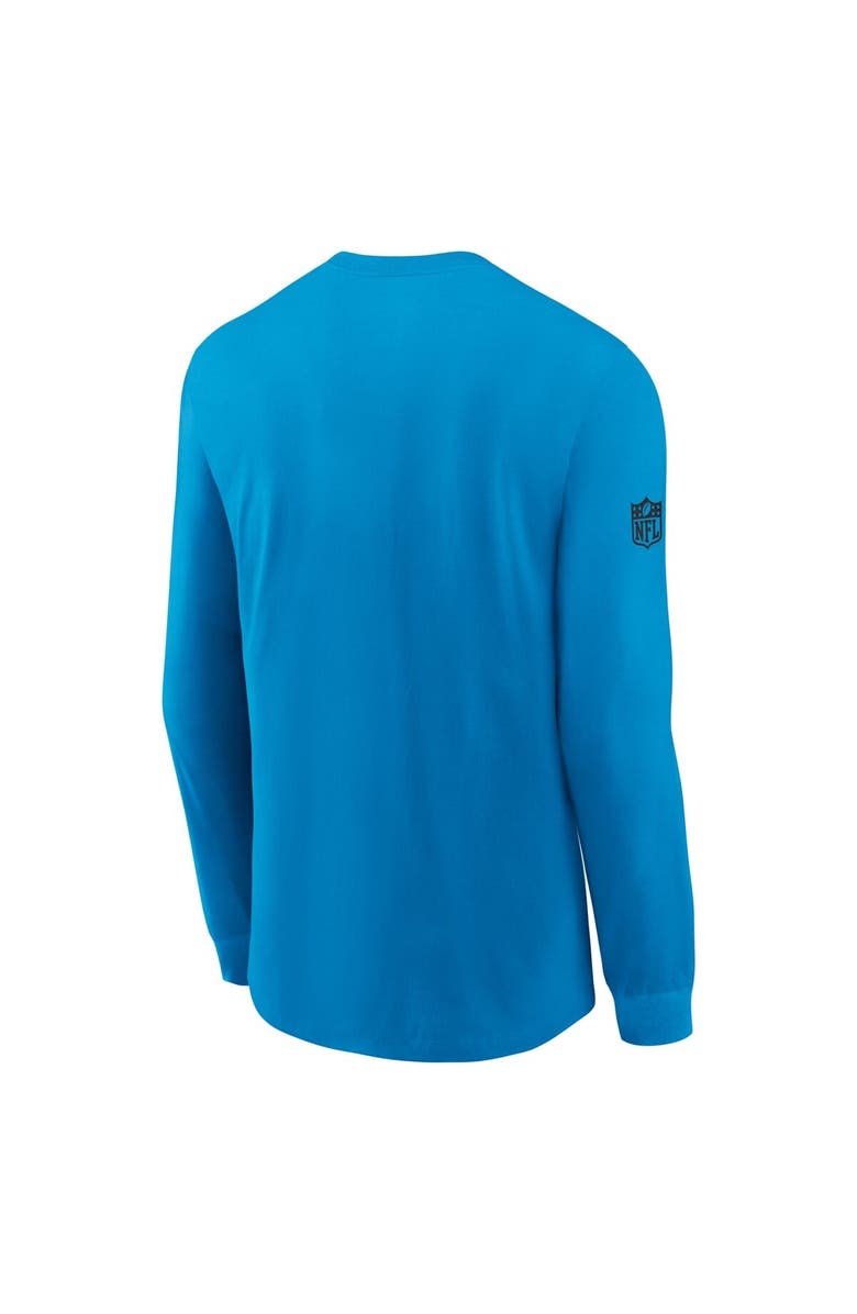 Nike Men's Nike Blue Carolina Panthers Sideline Performance Long Sleeve T-Shirt, Alternate, color, Blue