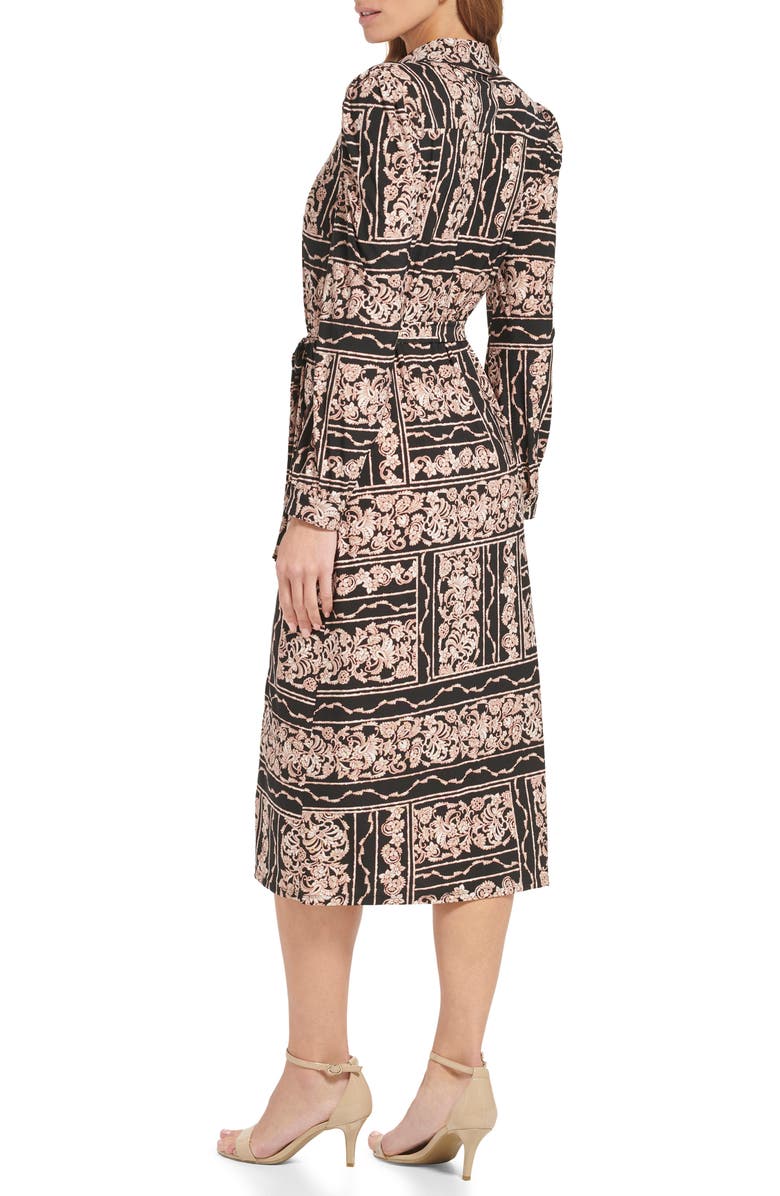 Tommy Hilfiger Trellis Vine Midi Shirtdress, Alternate, color, 