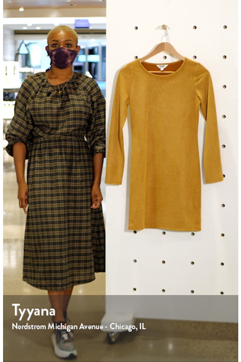 BB Dakota x Steve Madden Alexandria Faux Suede Long Sleeve Minidress video