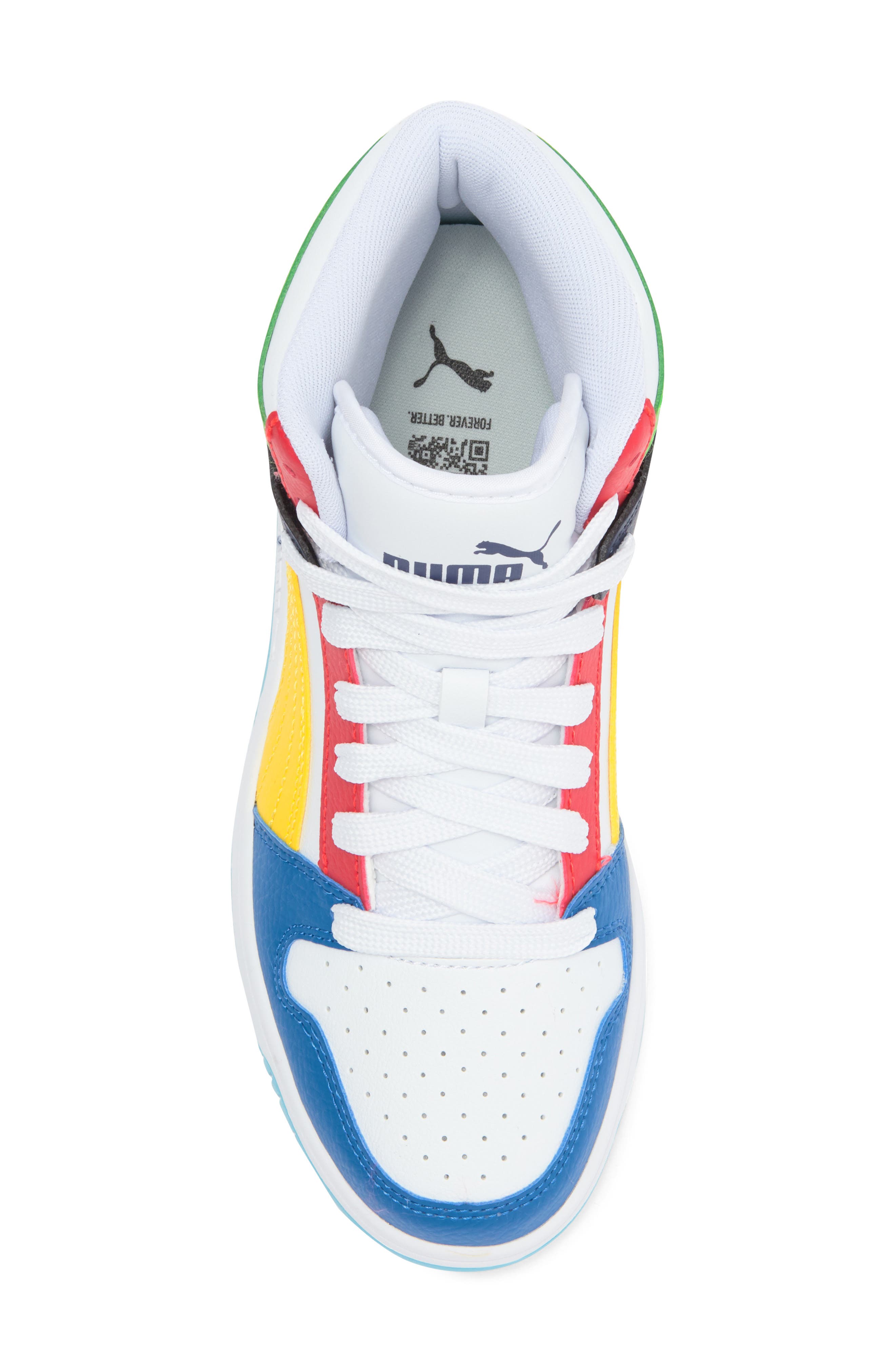 PUMA Kids' Rebound Layup Sneaker, Alternate, color, 