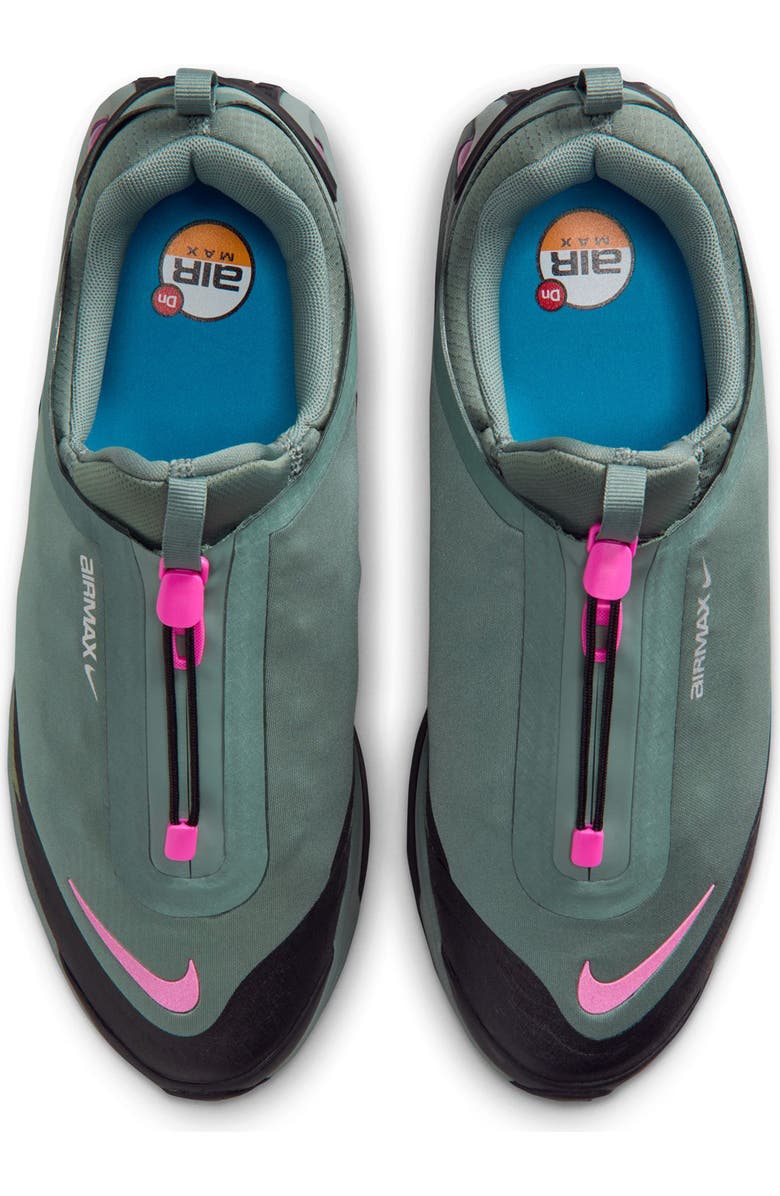 Nike Air Max Dn Roam Waterproof Sneaker, Alternate, color, Clay Green/ Fire Pink/ Olive