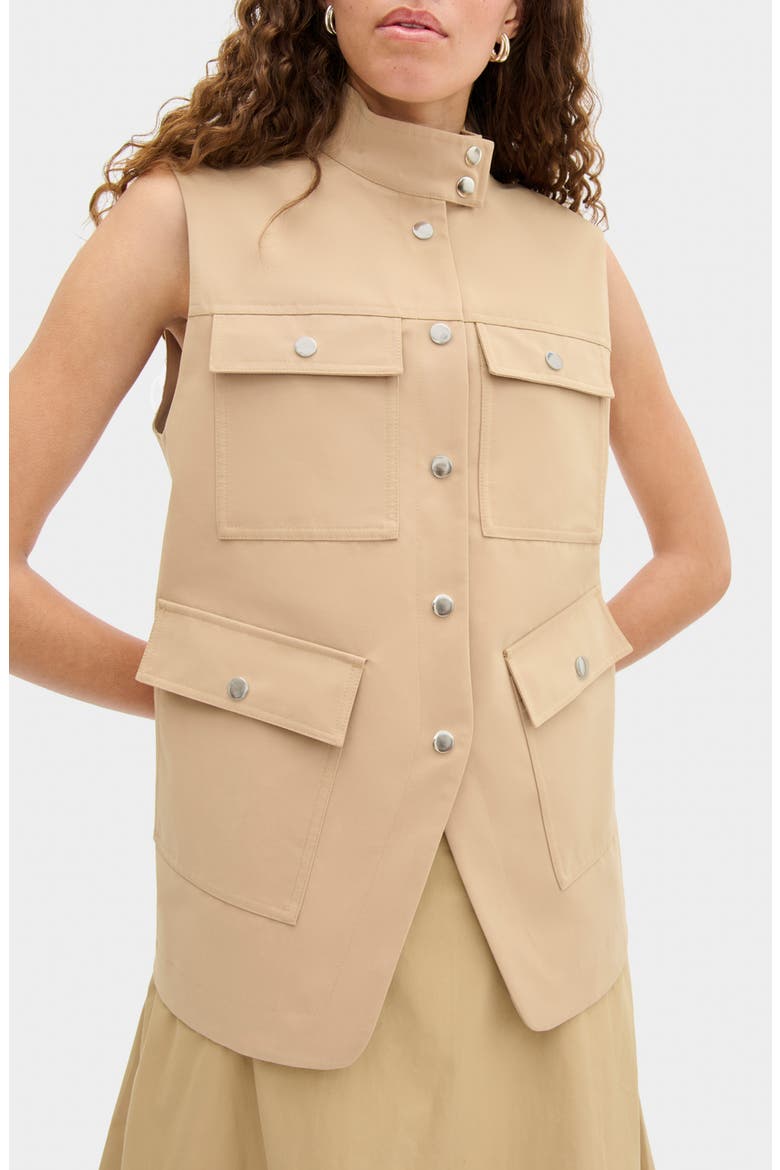 Winnie Gilet, Main, color, CAMEL