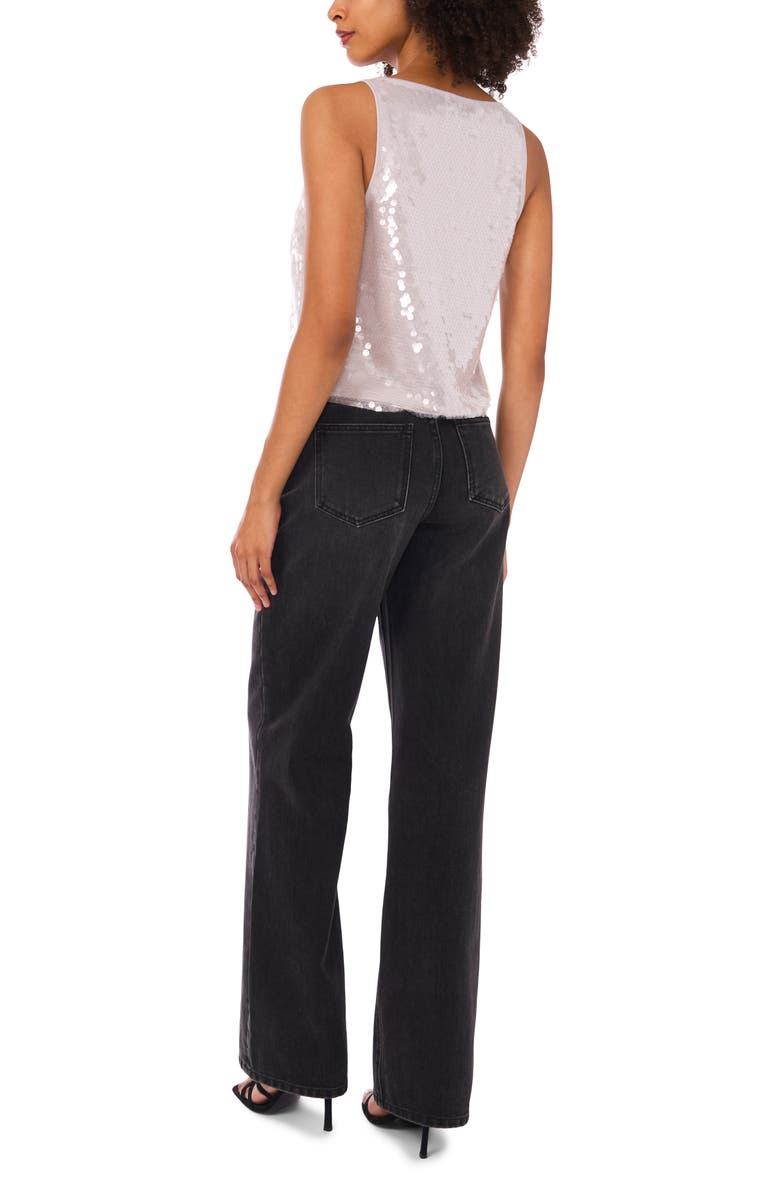 1.STATE Sequin V-Neck Tank, Alternate, color, Silver Mist