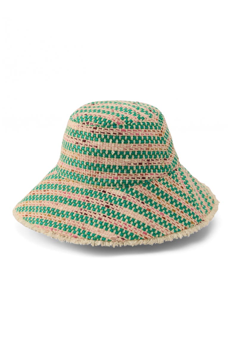 Cintia Bouclé Stripe Bucket Hat video