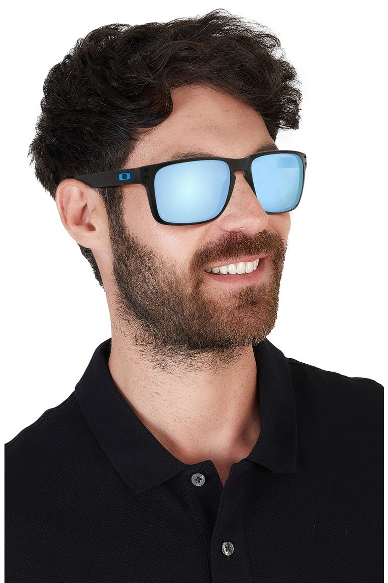 Holbrook™ XL 59mm Prizm™ Polarized Sunglasses, Alternate, color, MATTE BLACK/ DEEP POLARIZED