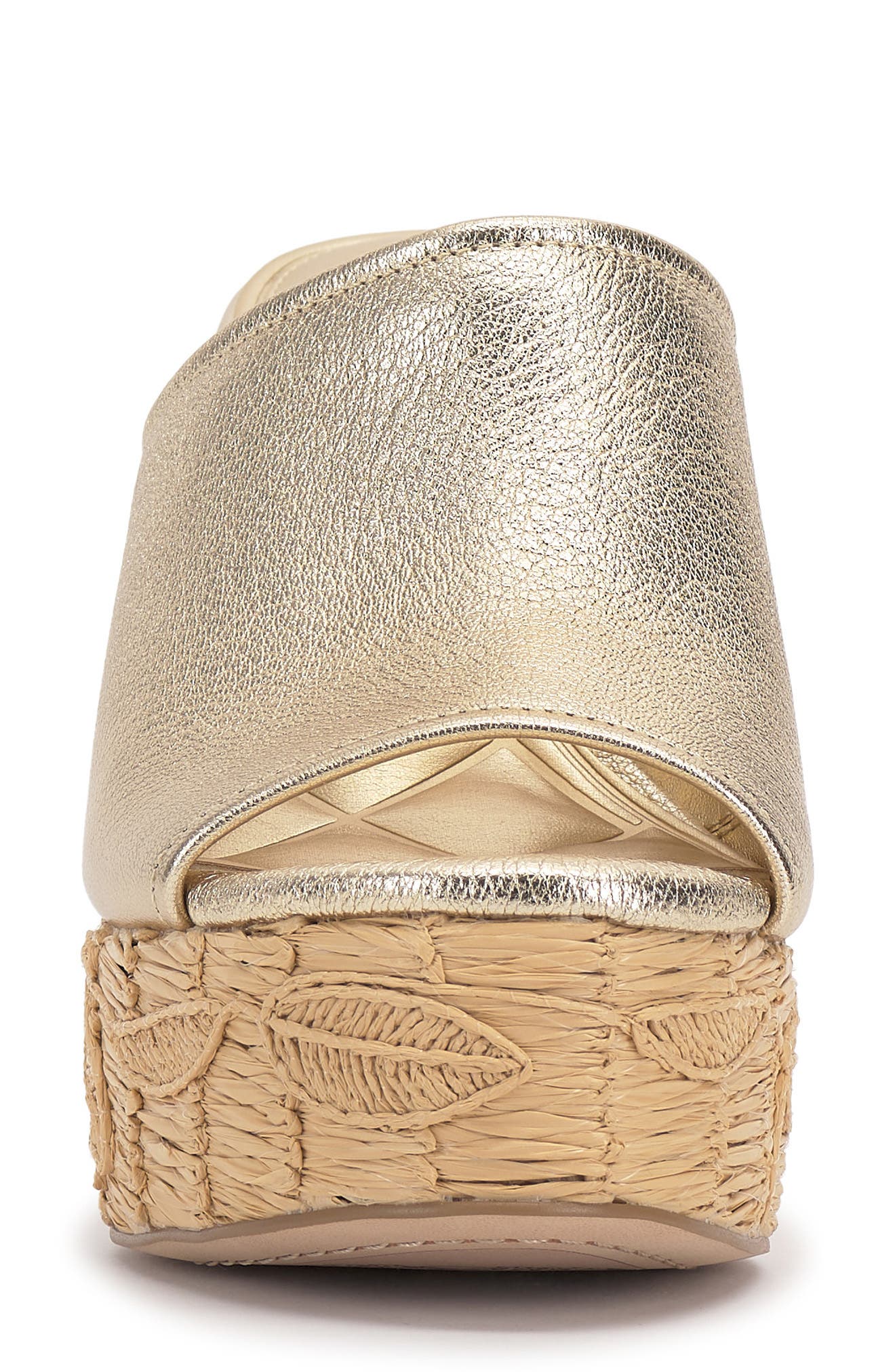 Vince Camuto Etta Platform Wedge Sandal, Alternate, color, Egyptian Gold