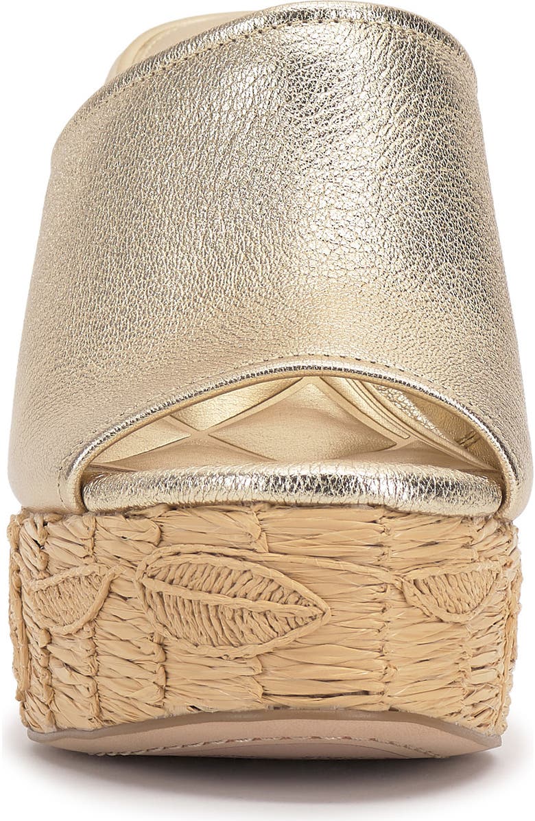 Vince Camuto Etta Platform Wedge Sandal, Alternate, color, Egyptian Gold