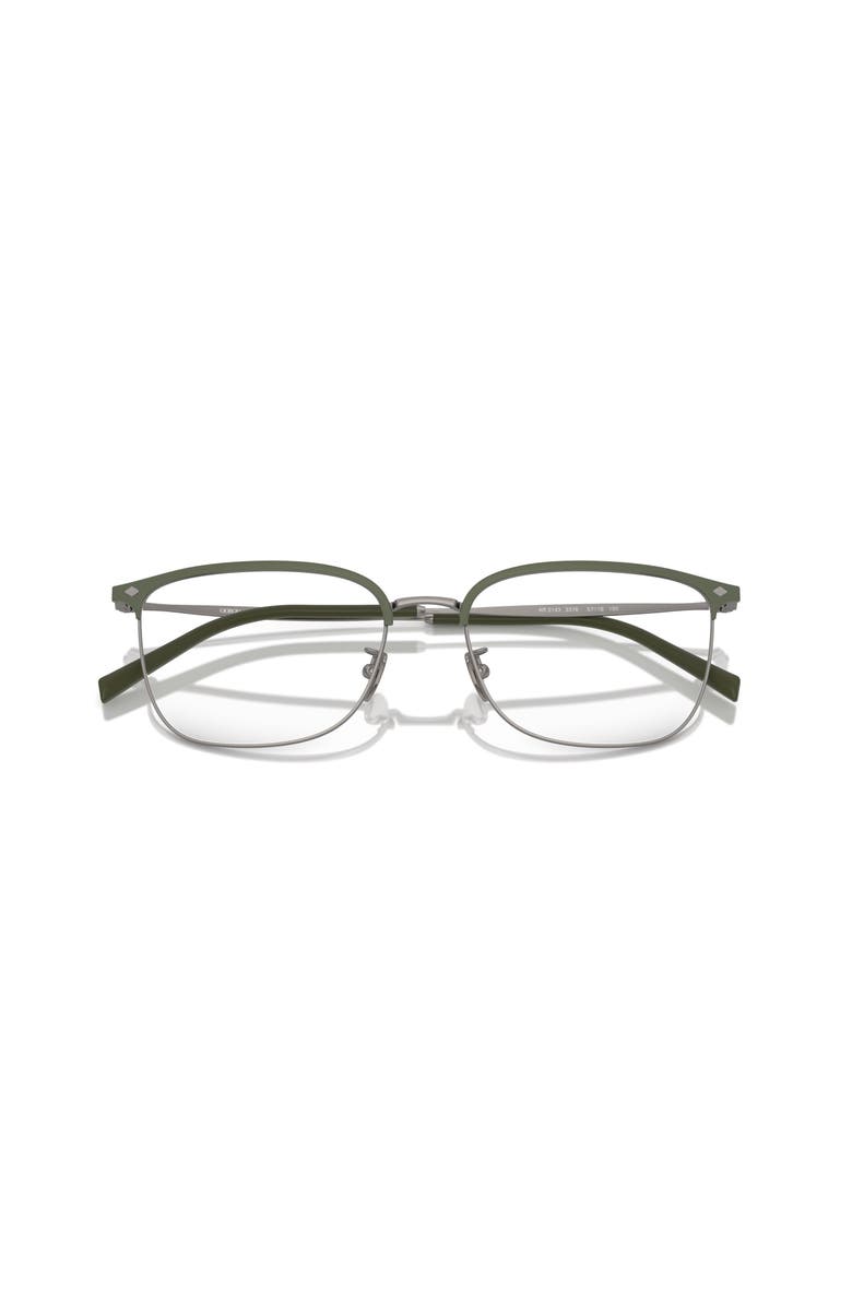 Giorgio Armani 55mm Rectangle optical glasses, Alternate, color, Grey
