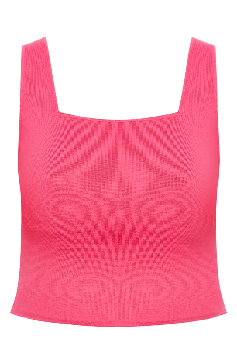 City Chic Lane Knit Tank, Alternate, color, Pink