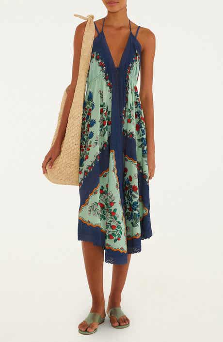 Fruit Beauty Faded Green Cover-Up Maxi Dress