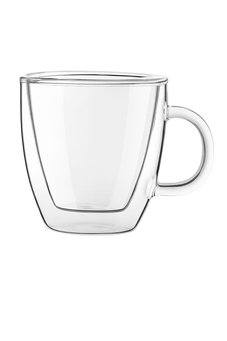 Savor Double Wall Insulated Mug - Set of 4, Main, color, CLEAR