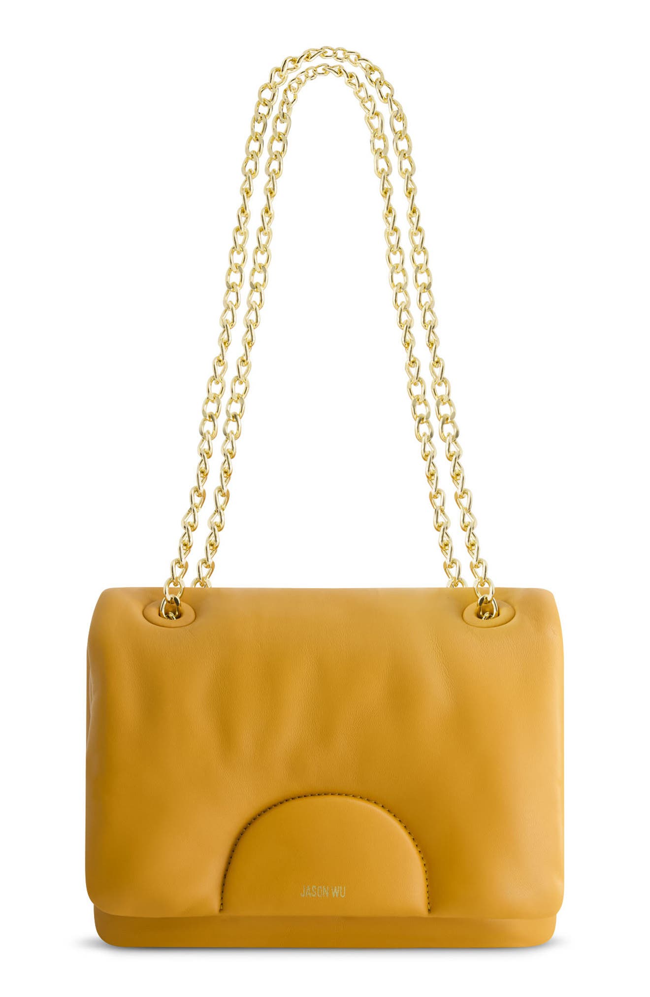 Convertible Chain Shoulder Bag, Main, color, CUB YELLOW